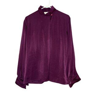 Pendleton Womens Plum Long Sleeve Blouse Size 12